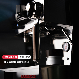 AIRFLOW气流平镜黑胡桃木不锈钢手柄E61辣妈通用无底咖啡手柄58mm