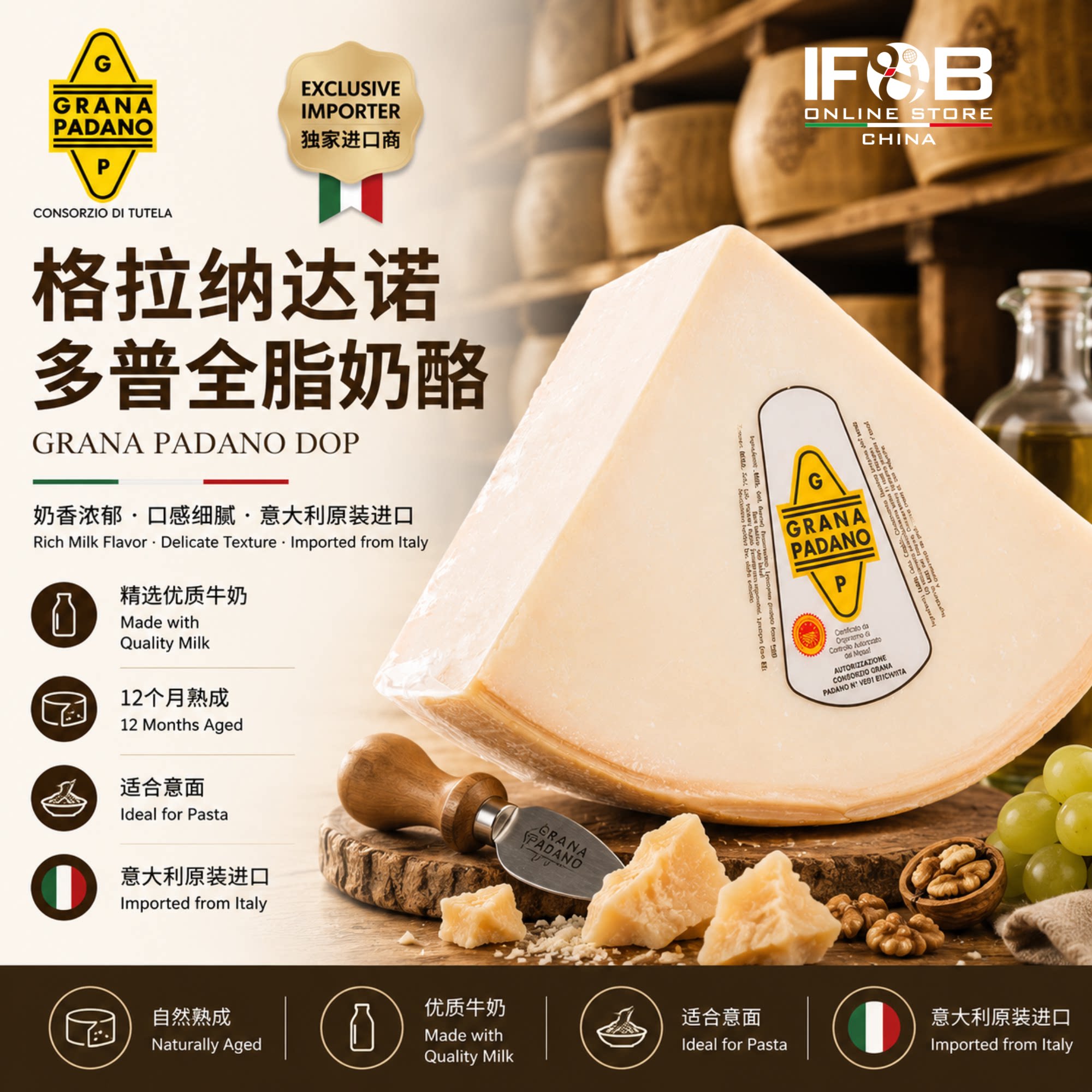 意大利帕达诺奶酪padano图片