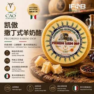 意大利原装进口凯傲撒丁式羊奶酪 Cao Pecorino Sardo DOP Mature