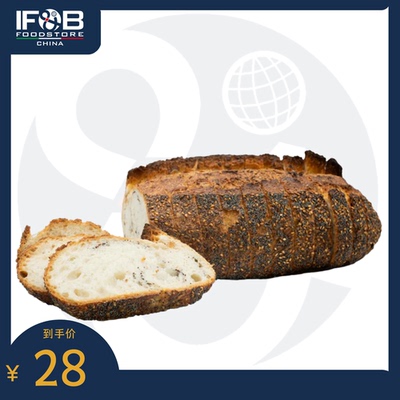 唯拉仕全麦面包 400克 La Verace Wholewheat Bread