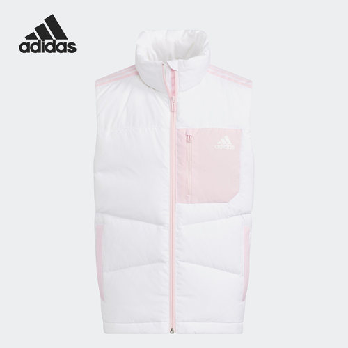 阿迪达斯新款大童保暖羽绒马甲