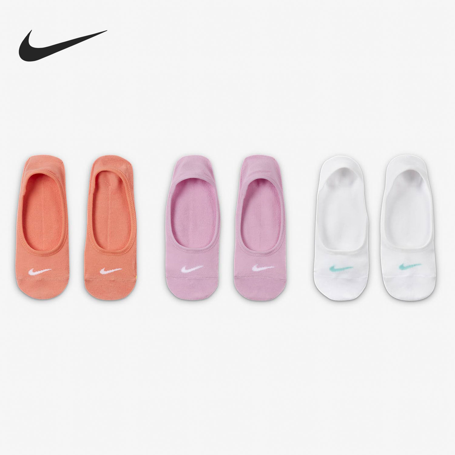 Nike/耐克正品女子透气船袜训练运动袜（3 双）SX4863-915 运动包/户外包/配件 运动袜 原图主图