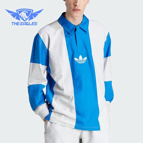Adidas/阿迪达斯正品三叶草男子时尚长袖运动POLO衫IM4584