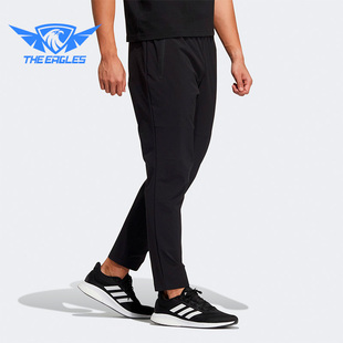 Adidas/阿迪达斯正品春季男子休闲运动卫裤透气梭织长裤HE9908