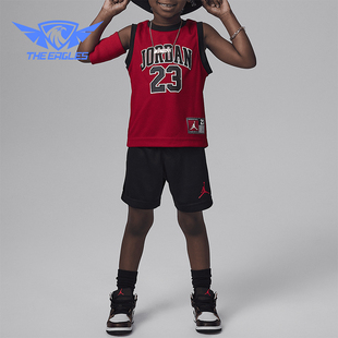 Nike/耐克正品ordan 23 Jersey 婴童球衣短裤套装HF2254-010