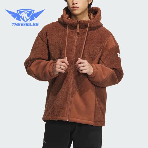Adidas/阿迪达斯正品新款男子防风连帽休闲夹克外套IP4975