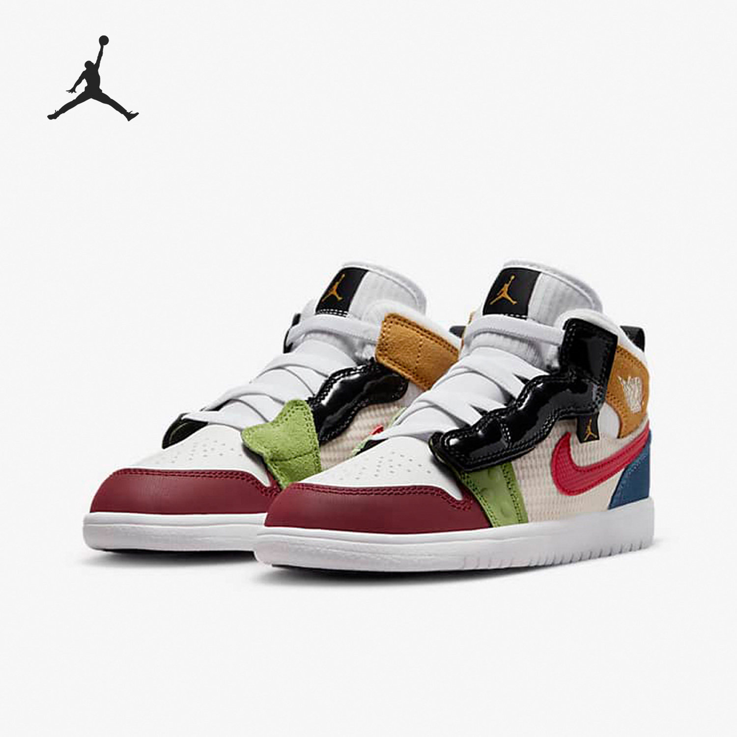 Nike/耐克正品Air Jordan女子GS大童运动轻便板鞋DR6962-100,童鞋/婴儿鞋/亲子鞋,运动鞋,淘宝优惠券,粉丝福利购,淘宝优惠卷