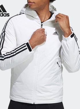Adidas/阿迪达斯正品2021冬季新款男子保暖羽绒服外套H23089