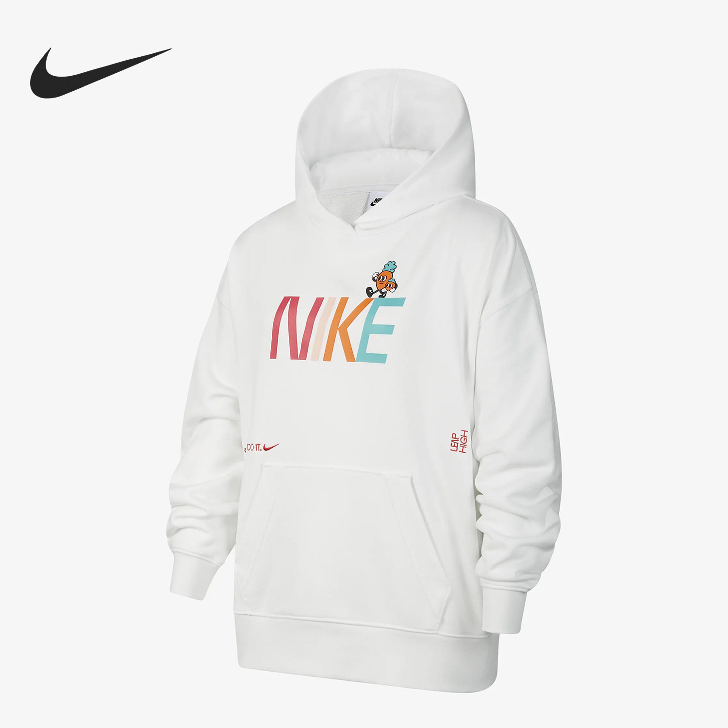 耐克新款大童休闲运动连帽卫衣