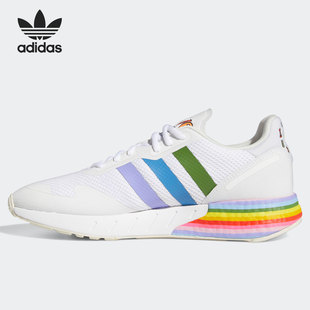 三叶草ZX BOOST PRIDE GW2418 Adidas 男女运动鞋 阿迪达斯正品