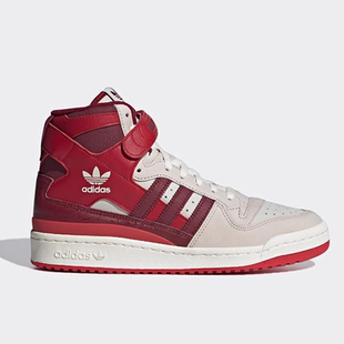 Adidas 阿迪达斯正品 三叶草FORUM GW1905 男女高帮板鞋