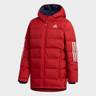 阿迪达斯正品 GOO羽绒服 冬男大童YB CLMHT EH4177 Adidas