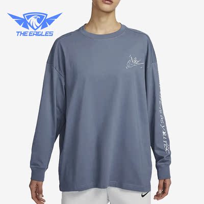 Nike/耐克正品2023新款女子休闲轻便运动长袖T恤DX7935-425