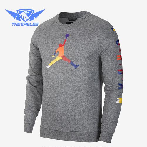 Nike/耐克正品JORDAN 男子时尚透气简约运动卫衣CQ7593-091