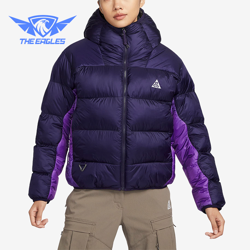 Nike/耐克正品冬季新款女子ACG户外宽松保暖连帽棉服FB8001