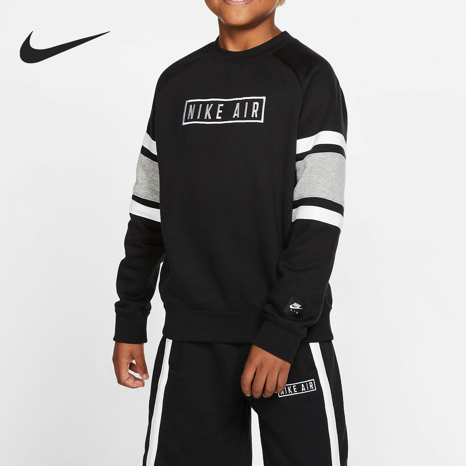 Nike/耐克正品NIKE AIR冬季大童（男孩）圆领运动休闲上衣BV3591