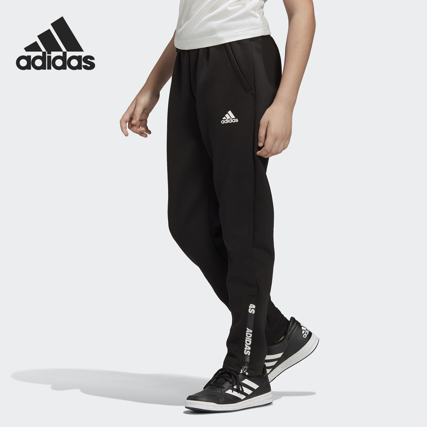 Adidas/阿迪达斯正品2020秋冬新款男大童运动休闲针织长裤ED5761,童装/婴儿装/亲子装,裤子,淘宝优惠券,粉丝福利购,淘宝优惠卷