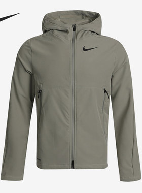 Nike/耐克正品新款男子防风连帽时尚舒适意思休闲夹克CU7347-320