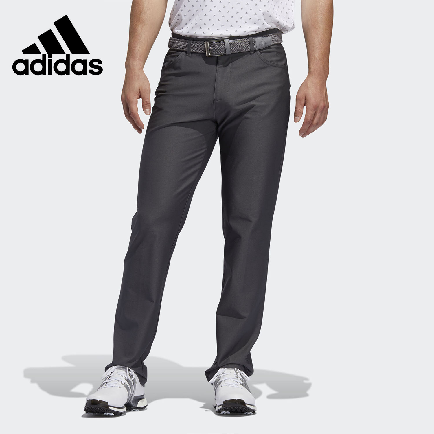 Adidas/阿迪达斯正品男子高尔夫修身时尚舒适运动长裤 FJ9859-封面