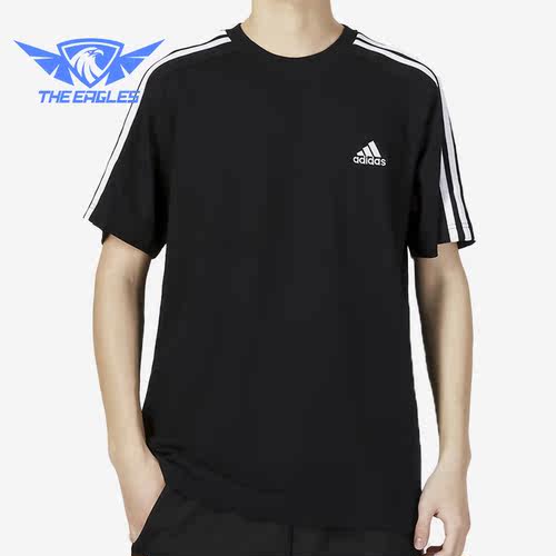 Adidas/阿迪达斯正品2023夏季新款圆领男子运动短袖T恤IC9334