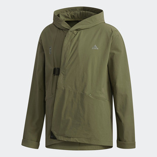 新款 男2018秋季 武极跑步梭织夹克外套DM5208 阿迪达斯正品 Adidas