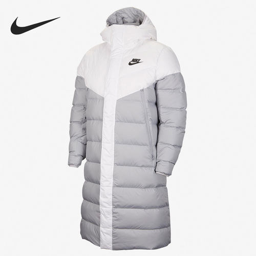 耐克男子休闲运动保暖长款羽绒服
