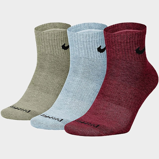 耐克正品 SX6893 2022新款 舒适透气运动袜三双装 928 男女同款 Nike