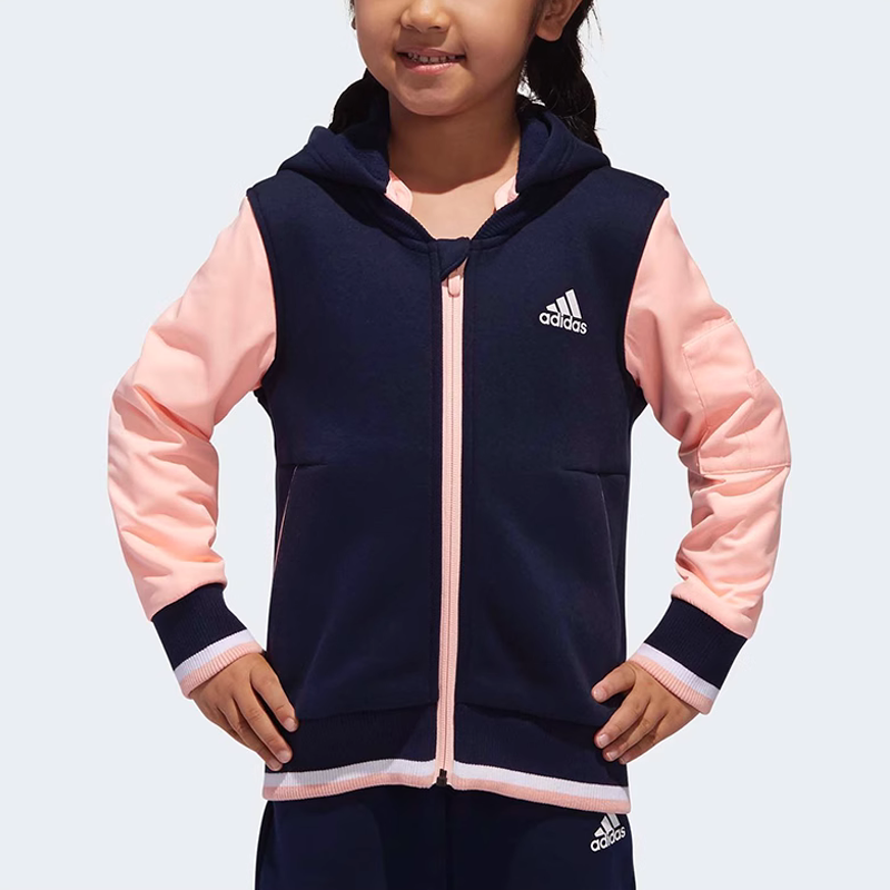 阿迪达斯正品小童学生加绒外套