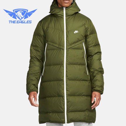 Nike/耐克正品2021男子运动长款连帽保暖羽绒服DD6789-326