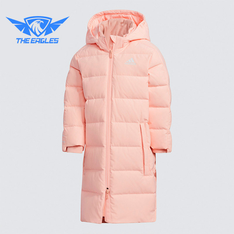 Adidas/阿迪达斯正品儿童装冬季训练休闲运动鸭绒羽绒服 GL1339