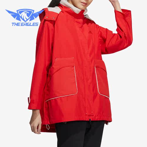 Adidas/阿迪达斯正品春季新款女子运动摇粒绒连帽外套HZ2995