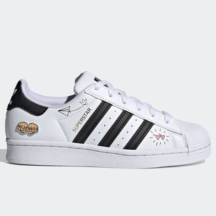 SUPERSTAR 三叶草 大童运动鞋 FX5202 Adidas 板鞋 阿迪达斯正品