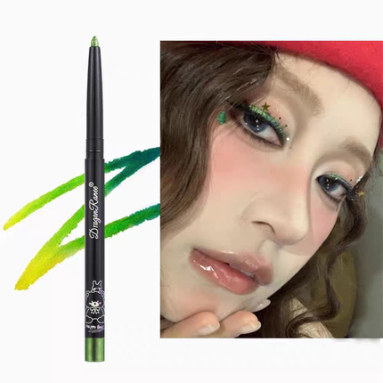圣诞绿光学变色龙眼线笔防水防汗持久提亮彩色眼影cos舞台妆