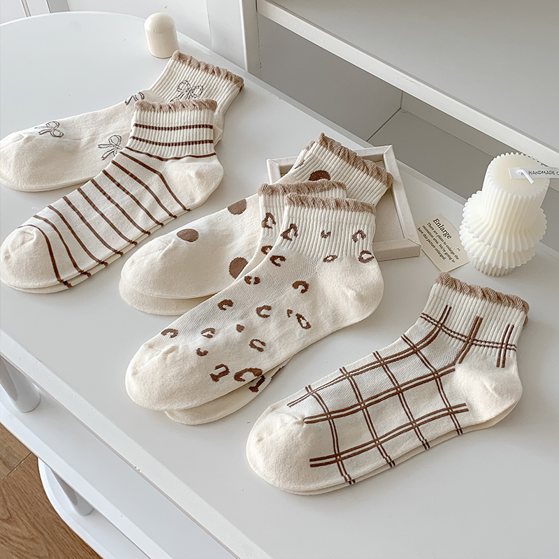 网眼袜子女夏季薄款短袜纯棉透气网眼超薄学生吸汗防臭浅口船袜女