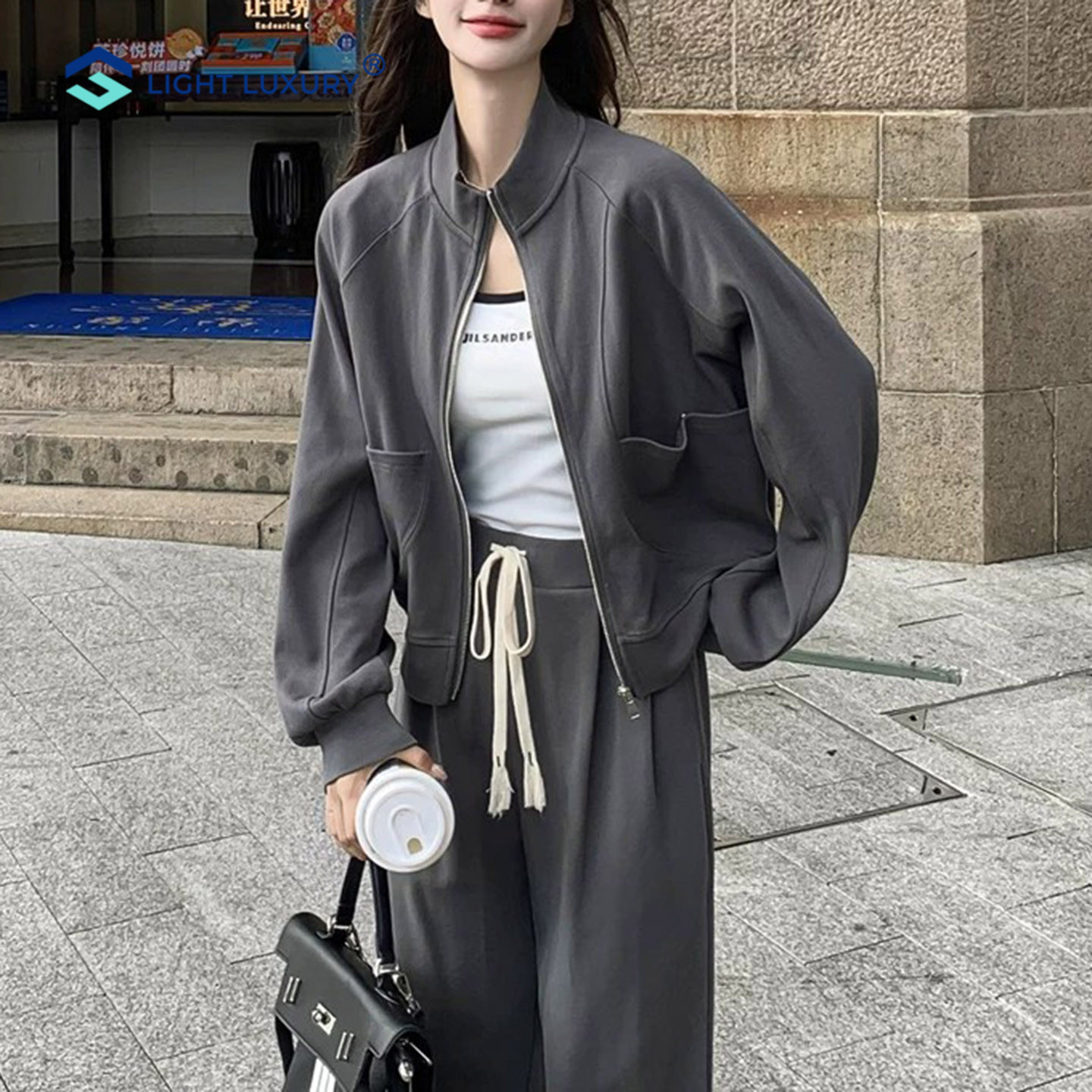 运动套装女时尚显瘦休闲两件套