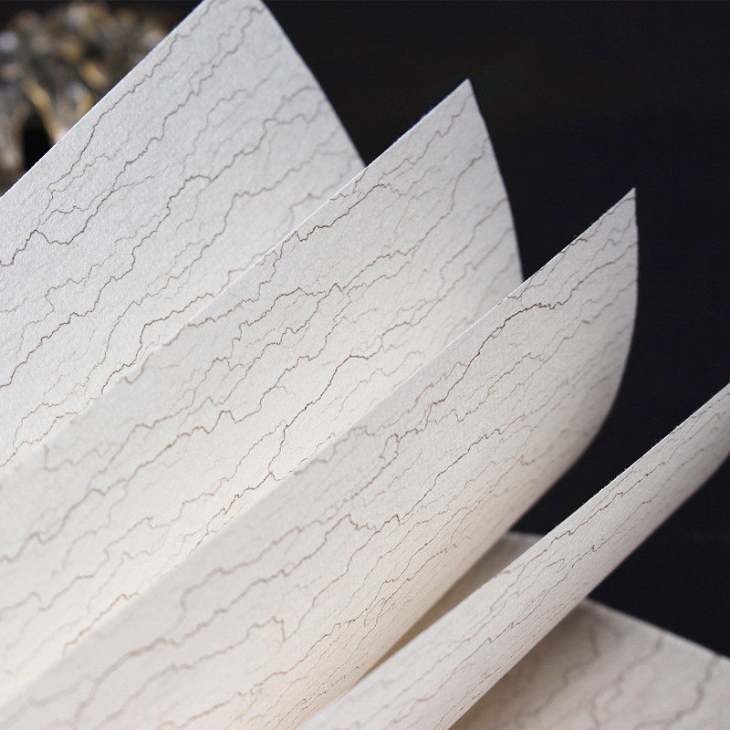 辉宏牌四尺六尺八尺整张对开水纹宣纸仿古半生半熟小楷书法创作专用纸