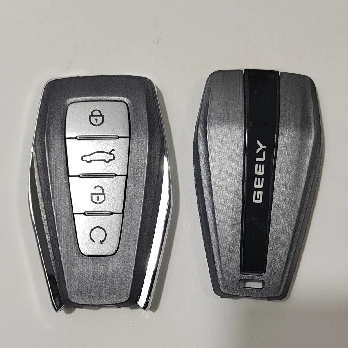 新款吉利帝豪缤瑞缤越GS智能外壳钥匙遥控器替换外壳灰色+银键,汽车零部件/养护/美容/维保,其他,淘宝优惠券,粉丝福利购,淘宝优惠卷