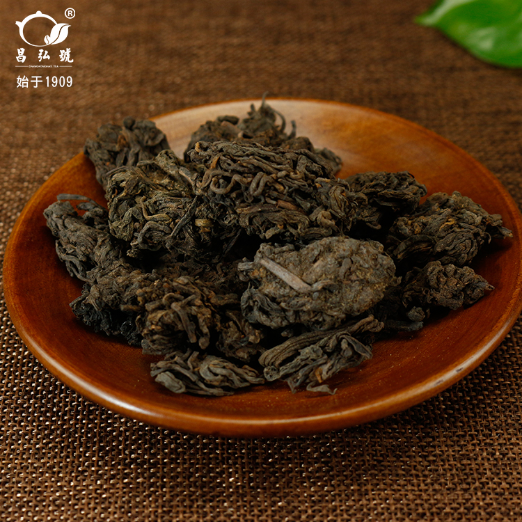 昌弘號老茶頭 普洱茶熟茶云南普洱茶 500g/盒