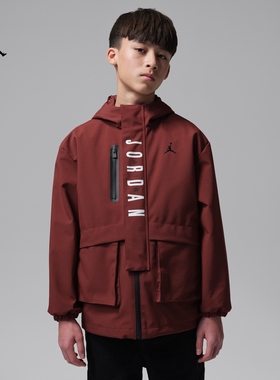 耐克乔丹新年系列马年限定大童保暖夹克新款男童JORDAN IU5374