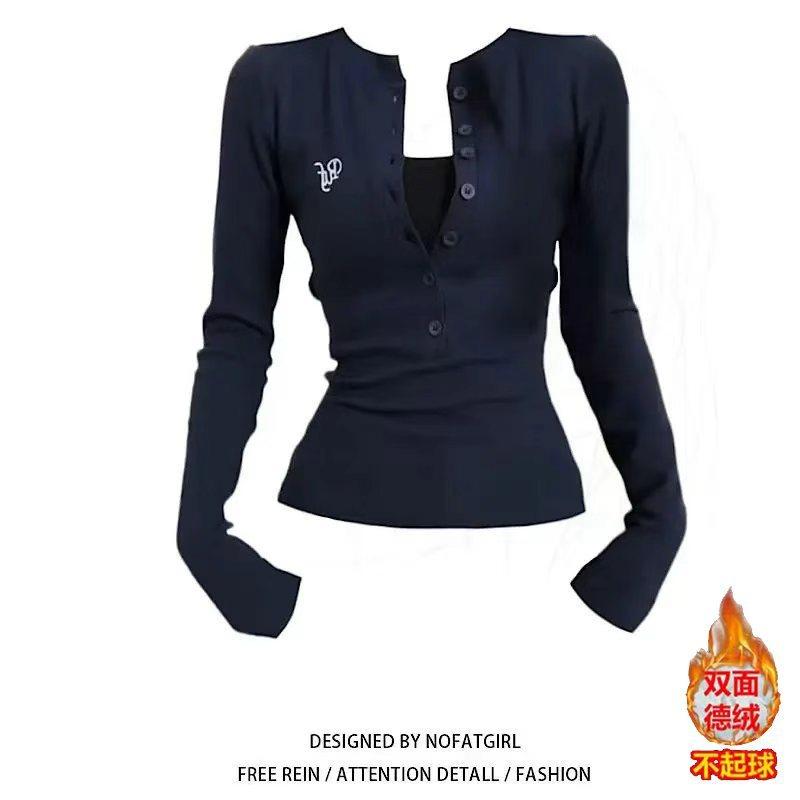 Women long sleeved T-shirt base shirt slim fit top女长袖T恤图片