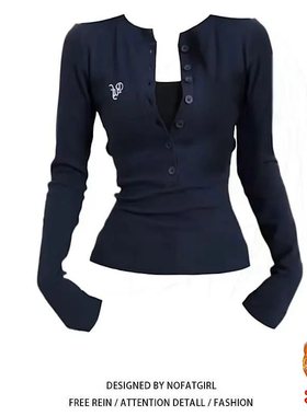 Women long sleeved T-shirt base shirt slim fit top女长袖T恤