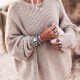 宽松大码 Women 毛衣女秋冬 oversized sweater针织衫 loose