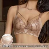 8762中薄杯性感蕾丝小胸聚拢无钢圈上托收副乳调整型文胸内衣