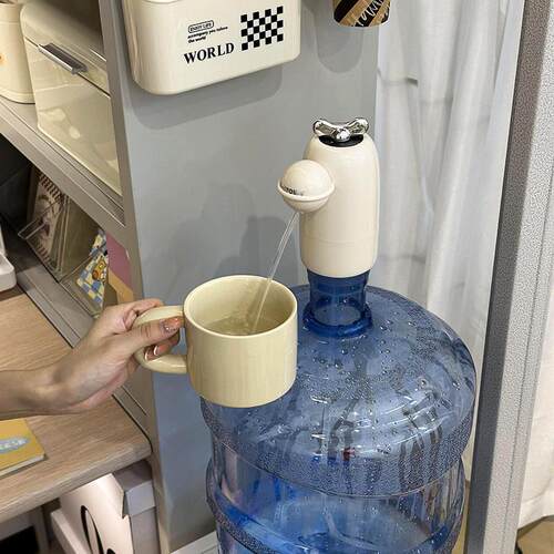 哆啦A梦桶装水抽水器家用饮水机电动取水器纯净水大桶水泵自吸