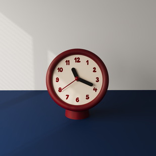 ins风座钟卡通艺术创意钟表时钟新款现代儿童房静音钟表个性摆件