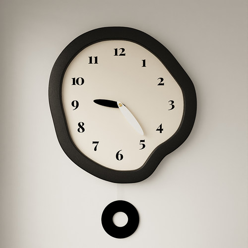 钟表挂钟客厅2025新款挂墙高级感艺术挂钟简约大气个性创意时尚钟