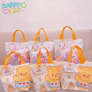 幼儿园生日儿童伴手礼全班分享礼物小学生礼品回礼手提帆布袋定制