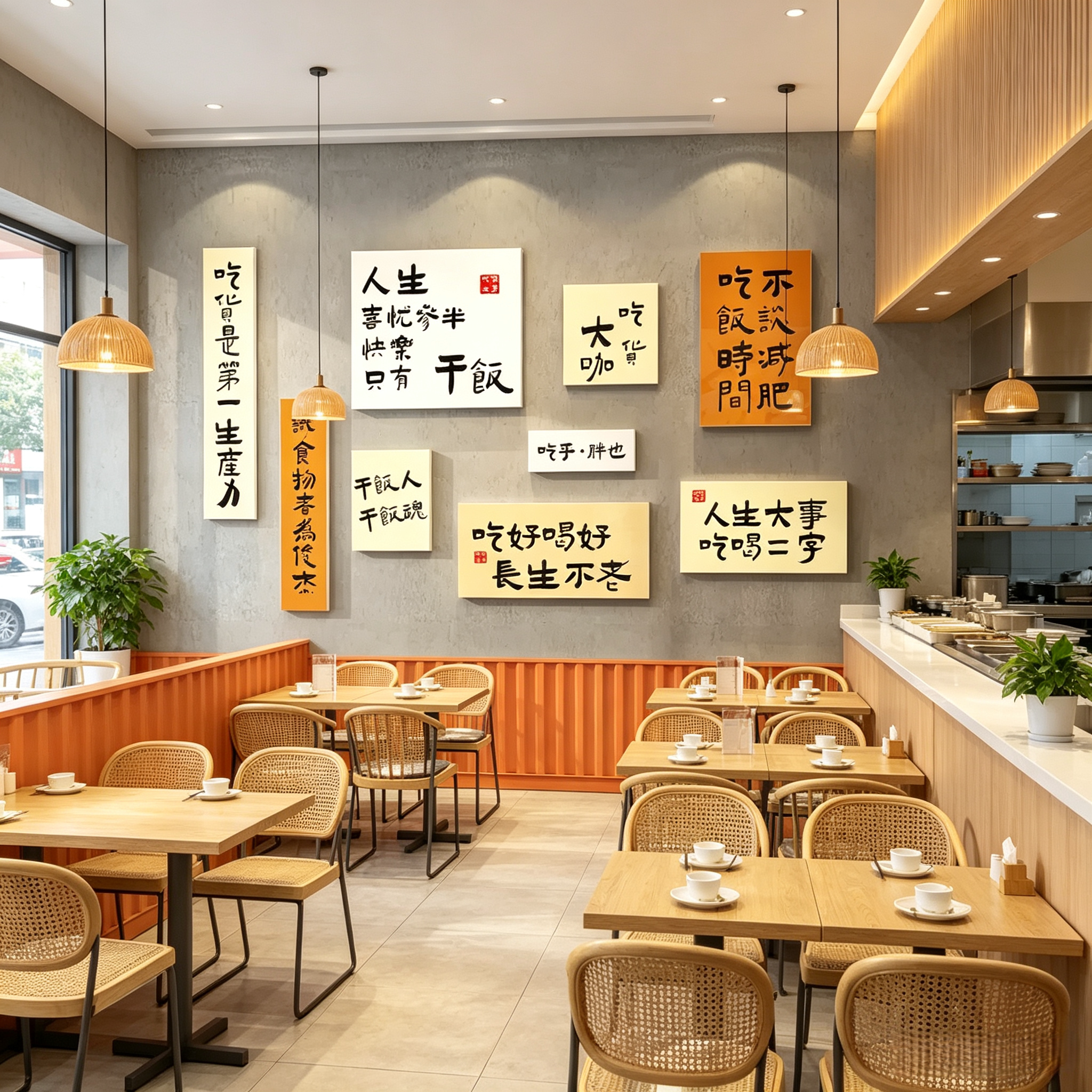 店铺墙面装饰网红打卡