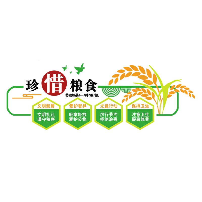 食堂饭店墙面装饰贴纸