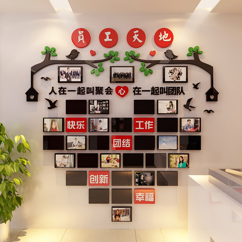 员工天地风采风荣誉团队文化墙